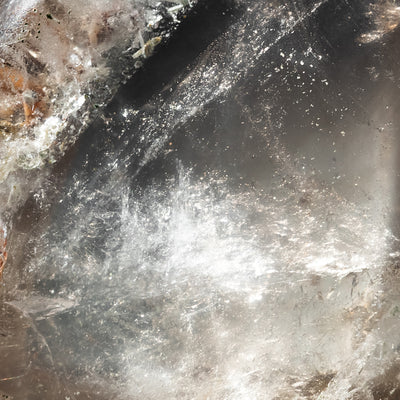 Close up of clear crystals