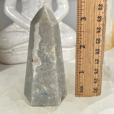 Trolleite Polished Crystal Point #2 with ruler for size reference