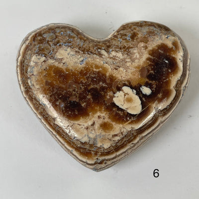 Aragonite Crystal Heart - You Choose #2 variant 6 labeled