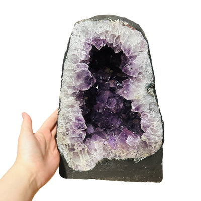 amethyst cathedral on white background
