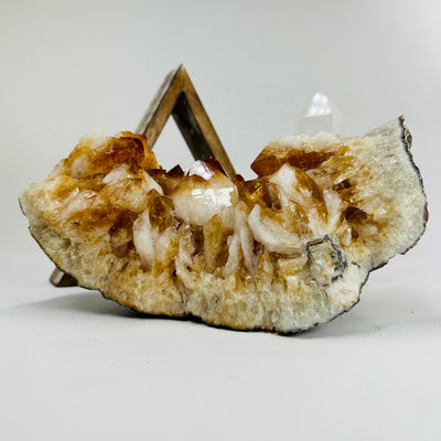 Massive Citrine Crystal Cluster Golden Amethyst (One-of-a-Kind Piece)