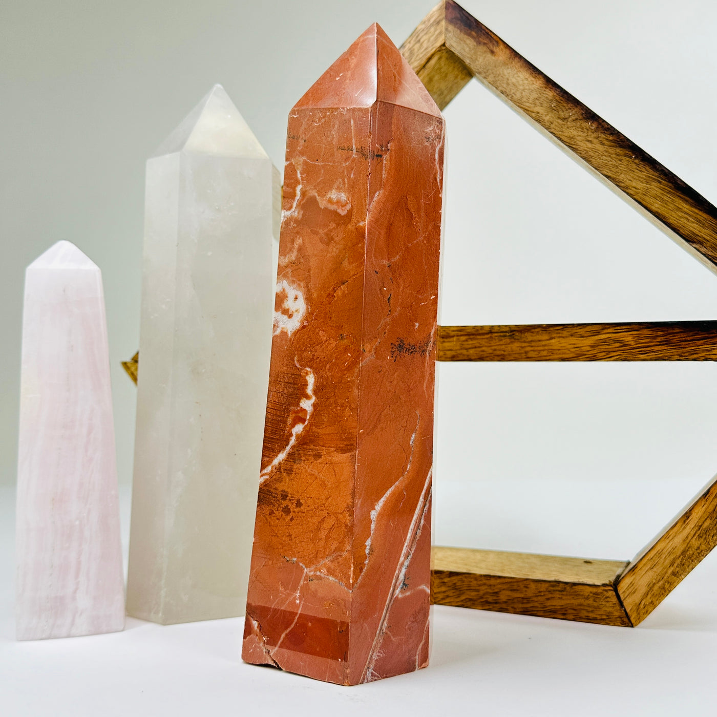 Jasper Polished Crystal Point One-of-a-Kind