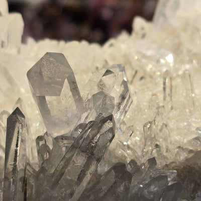 Crystal Quartz Cluster - AA Grade closeup for detail