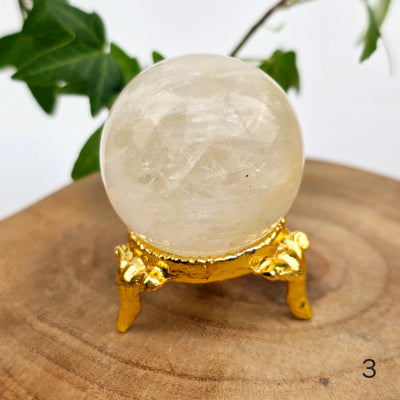 Golden Healer Sphere - You Choose sphere 3 labeled