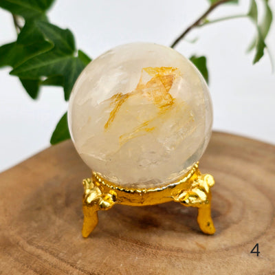 Golden Healer Sphere - You Choose sphere 4 labeled