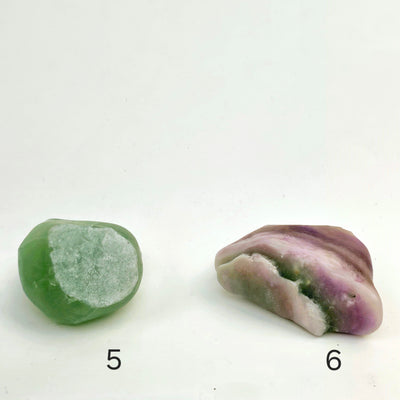 Rainbow Fluorite - Large Tumbled Stones - You Choose variants 5 and 6 labeled