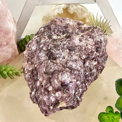 Botryoidal Lepidolite Crystal #3 side view