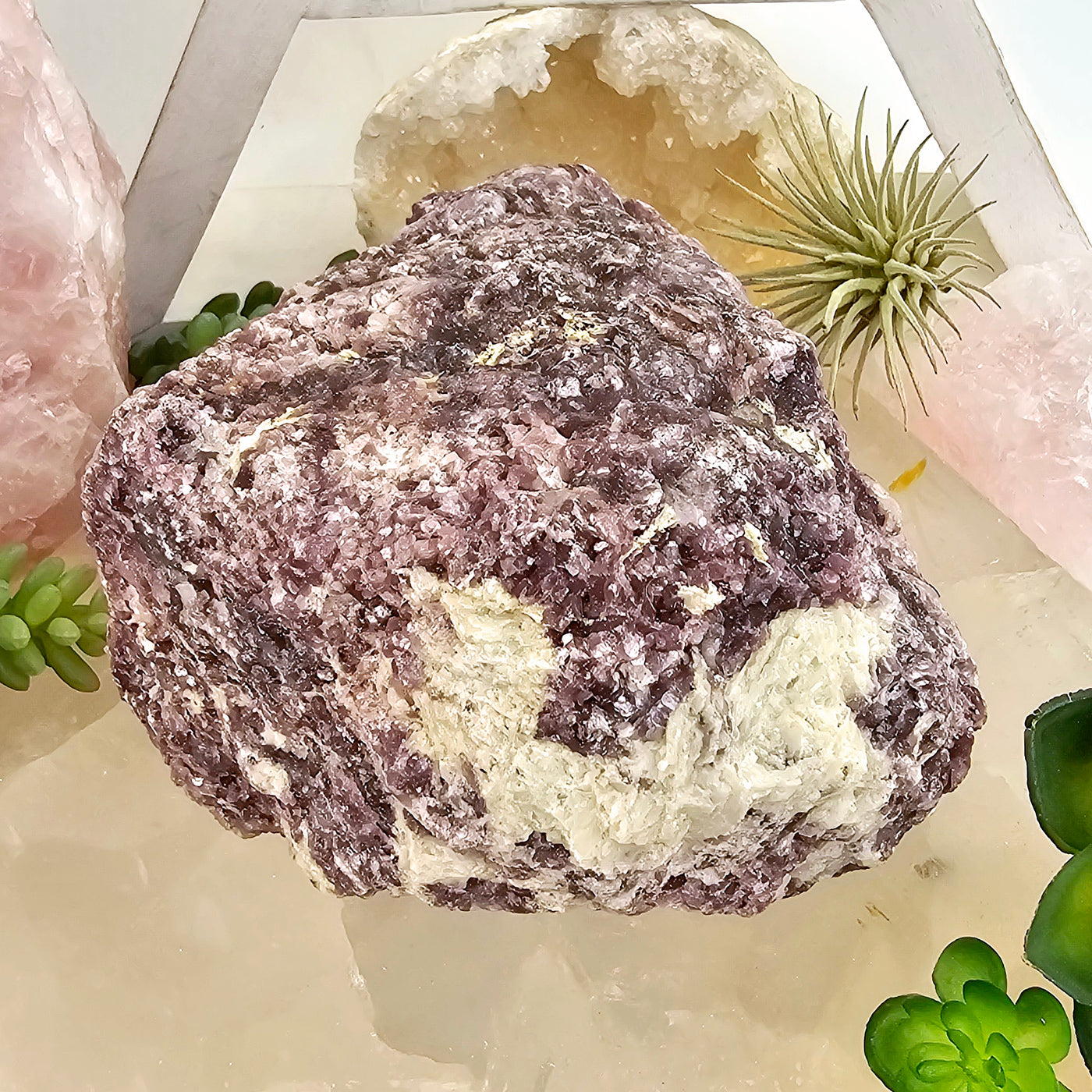 Botryoidal Lepidolite Crystal #3 side view