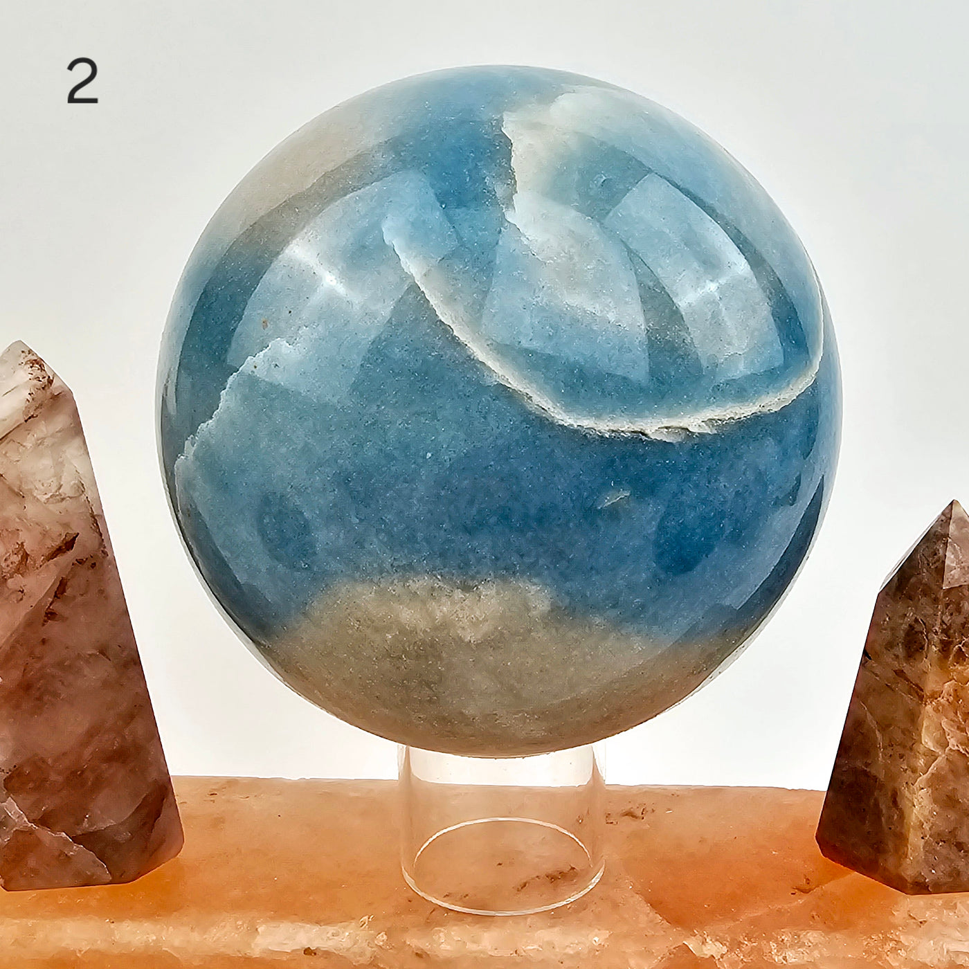 Trolleite Large Crystal Sphere - You Choose variant 2 labeled