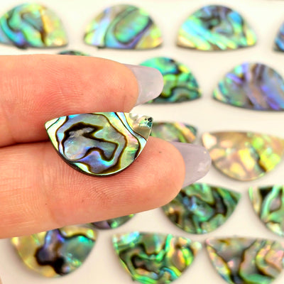 Abalone Shell Scale Cabochon - AAA Grade - 20mm