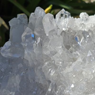 Crystal Quartz Cluster - AA Grade #2 closeup for detail