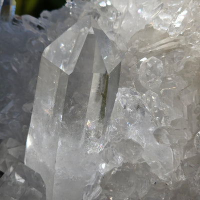 Crystal Quartz Cluster - AA Grade #2 closeup for detail