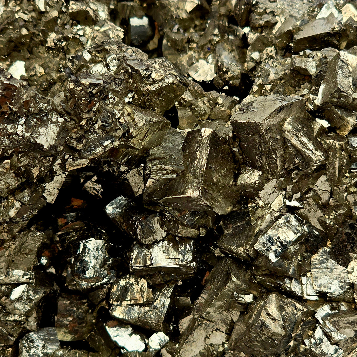 Pyrite on Crystal Quartz Cluster #2 - High Grade closeup for detail