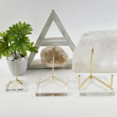 Crystal Display Stand - Acrylic Gem Holder- Feng Shui - Crystal Decor