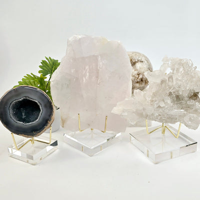 Crystal Display Stand - Acrylic Crystal Holder - Feng Shui - Crystal Decor