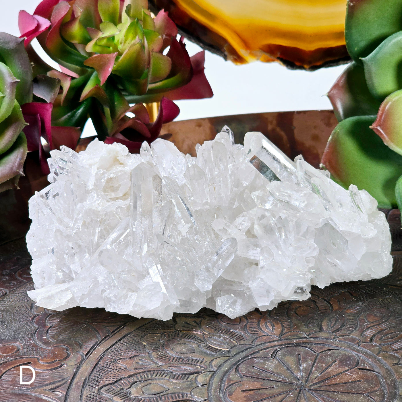 Crystal Quartz Cluster - AA Grade - You Choose from Brazil Top Quality variant D labeled