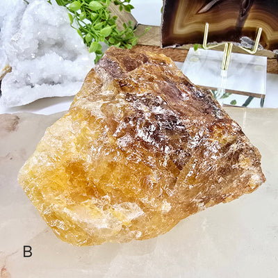 Golden Healer Raw Natural Crystal - You Choose variant B labeled