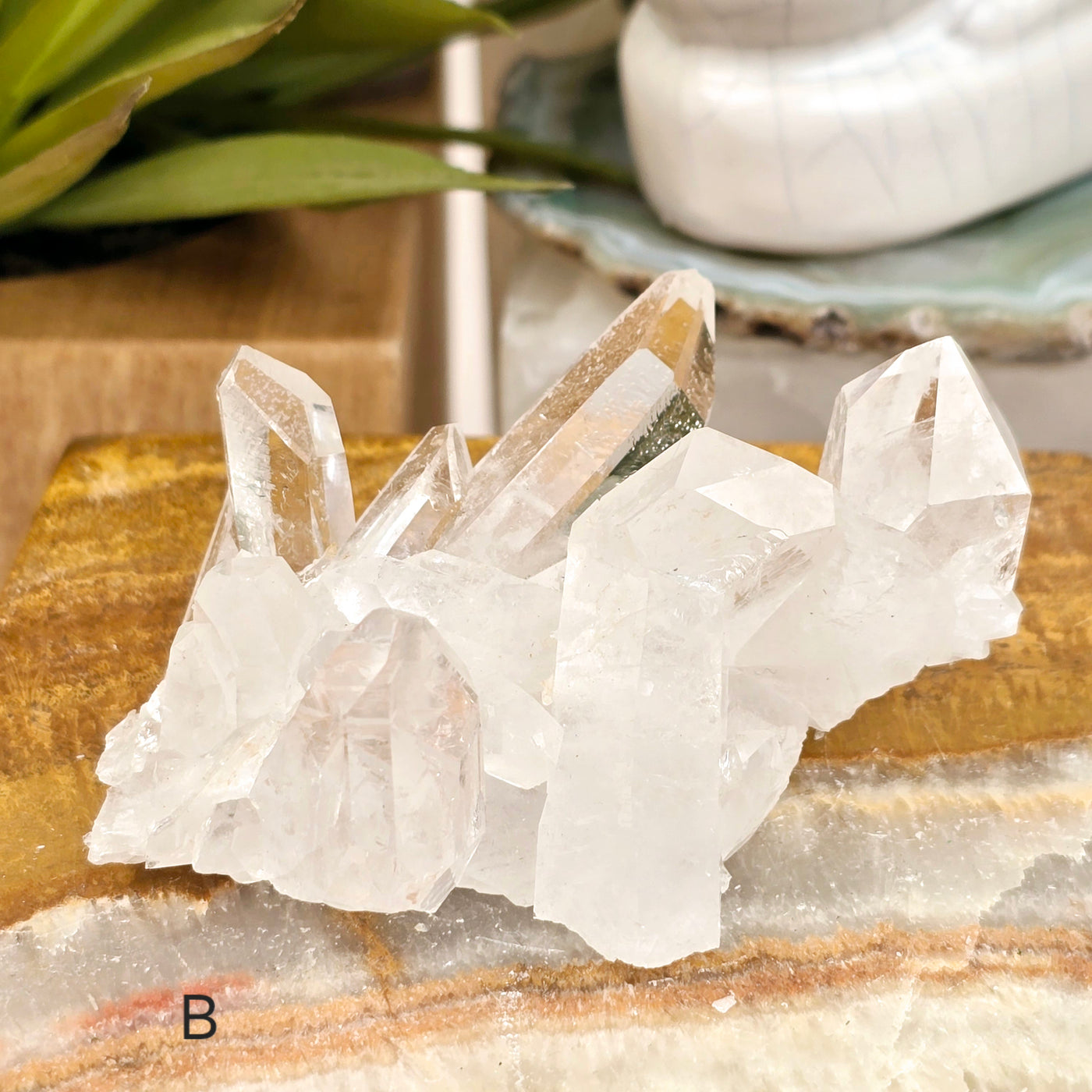 Crystal Quartz Cluster - AA Grade - You Choose #3 variant B labeled