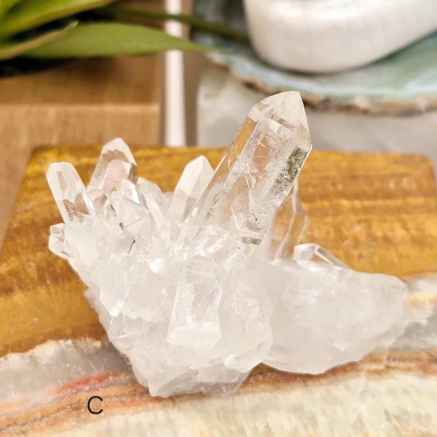 Crystal Quartz Cluster - AA Grade - You Choose #3 variant C labeled