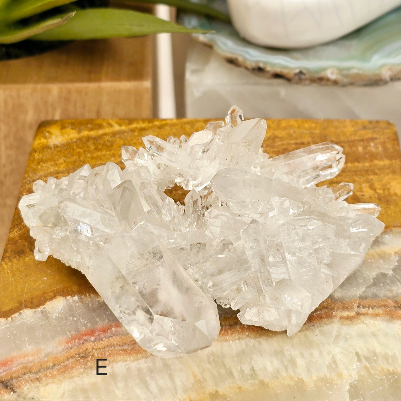 Crystal Quartz Cluster - AA Grade - You Choose #3 variant E labeled