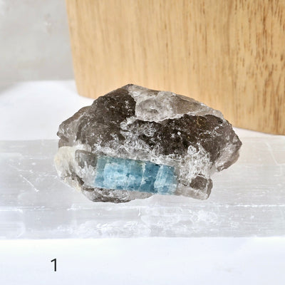 Aquamarine - Small Crystal in Matrix - You Choose variant 1 labeled