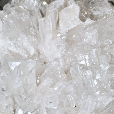 Giant Crystal Quartz Cluster #1 closeup for detail