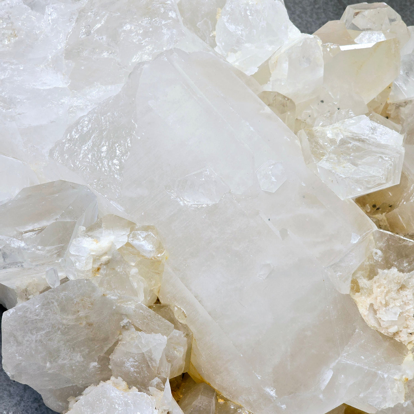 Giant Crystal Quartz Cluster #2 closeup for detail