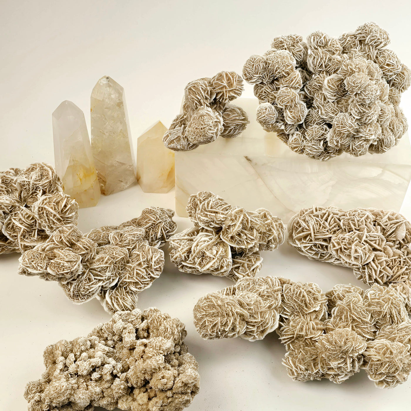 Desert Rose - Sand Rose - Gypsum Rosette - Crystal Cluster - You Choose all variants with props