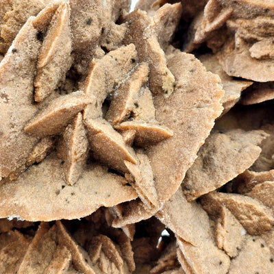 Desert Rose - Sand Rose Crystal Cluster from Morocco #3 closeup for detail