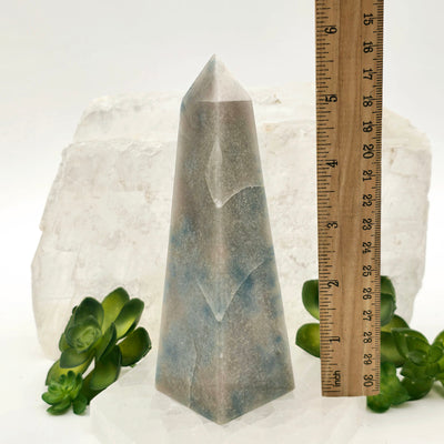 Trolleite Polished Crystal Obelisk - One-of-a-Kind with ruler for size reference