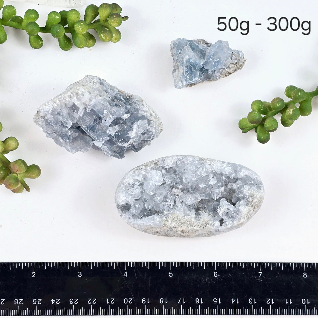Celestite Crystal Cluster - By Weight – Rock Paradise