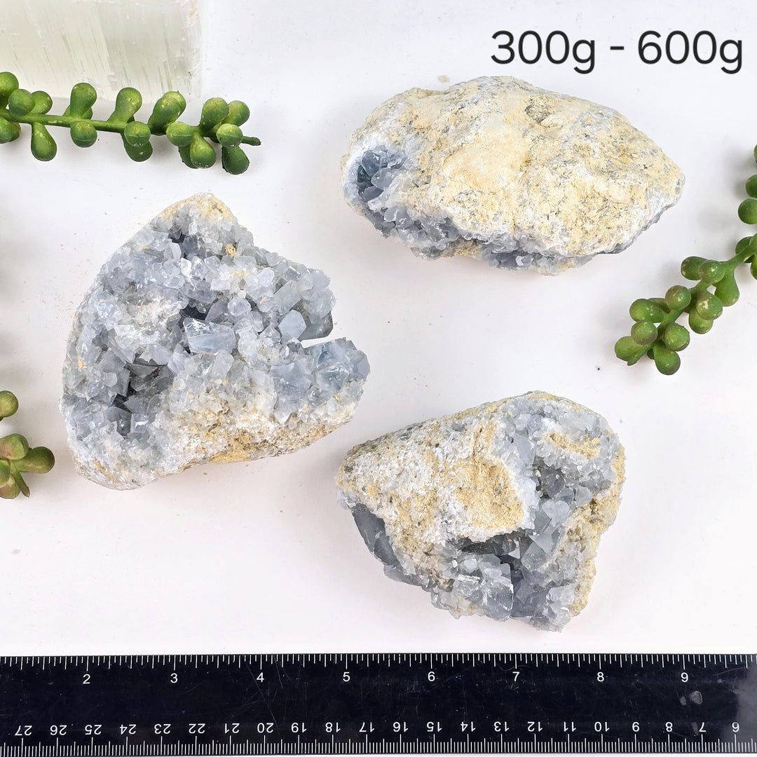 Celestite Crystal Cluster - By Weight – Rock Paradise