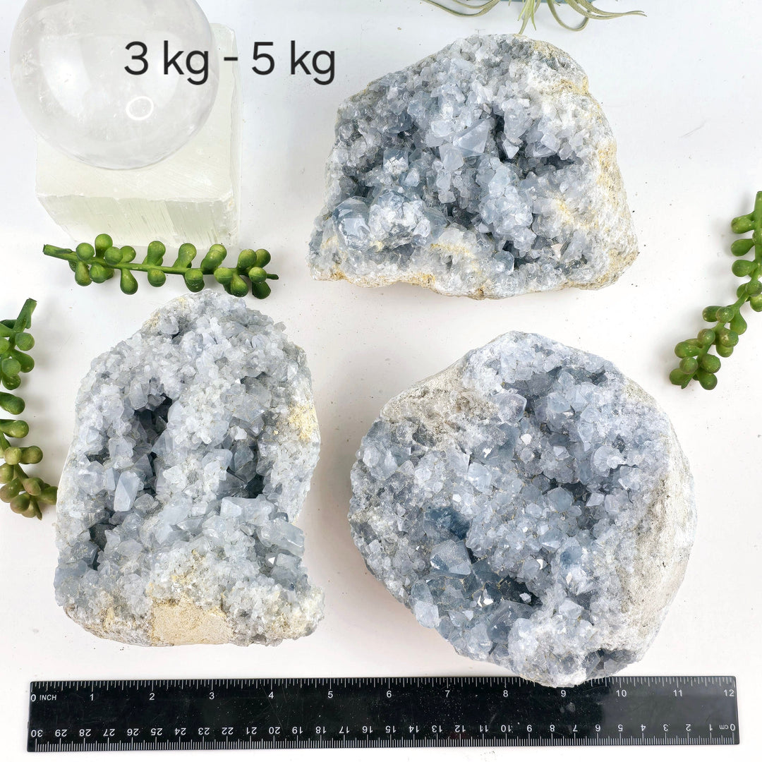Celestite Crystal Cluster - By Weight – Rock Paradise