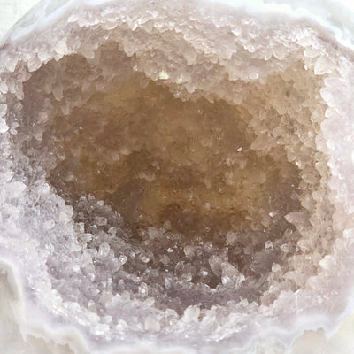 Amethyst Crystal Sphere One-of-a-Kind #7 closeup for detail