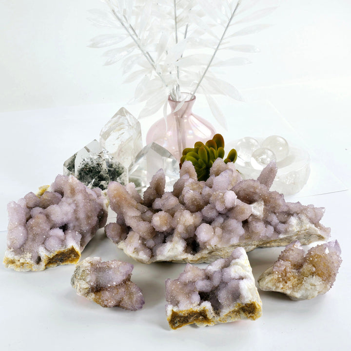 Cactus Amethyst from South Africa - Spirit Amethyst Crystal Cluster