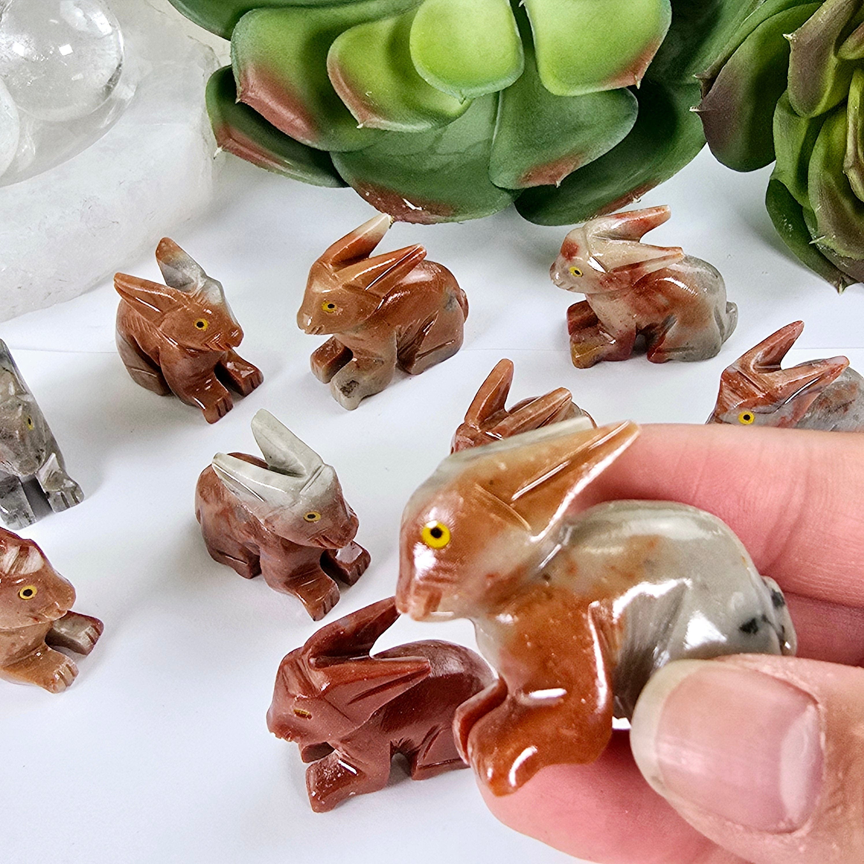 Soapstone Crystal Rabbit Carving from Peru - You Choose – Rock Paradise