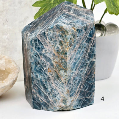 Apatite Polished Point Crystal Cut Base - You Choose variant 4 labeled