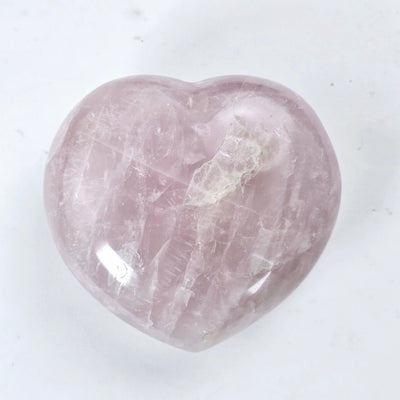 Rose Quartz Crystal Heart One-of-a-Kind #2 back view