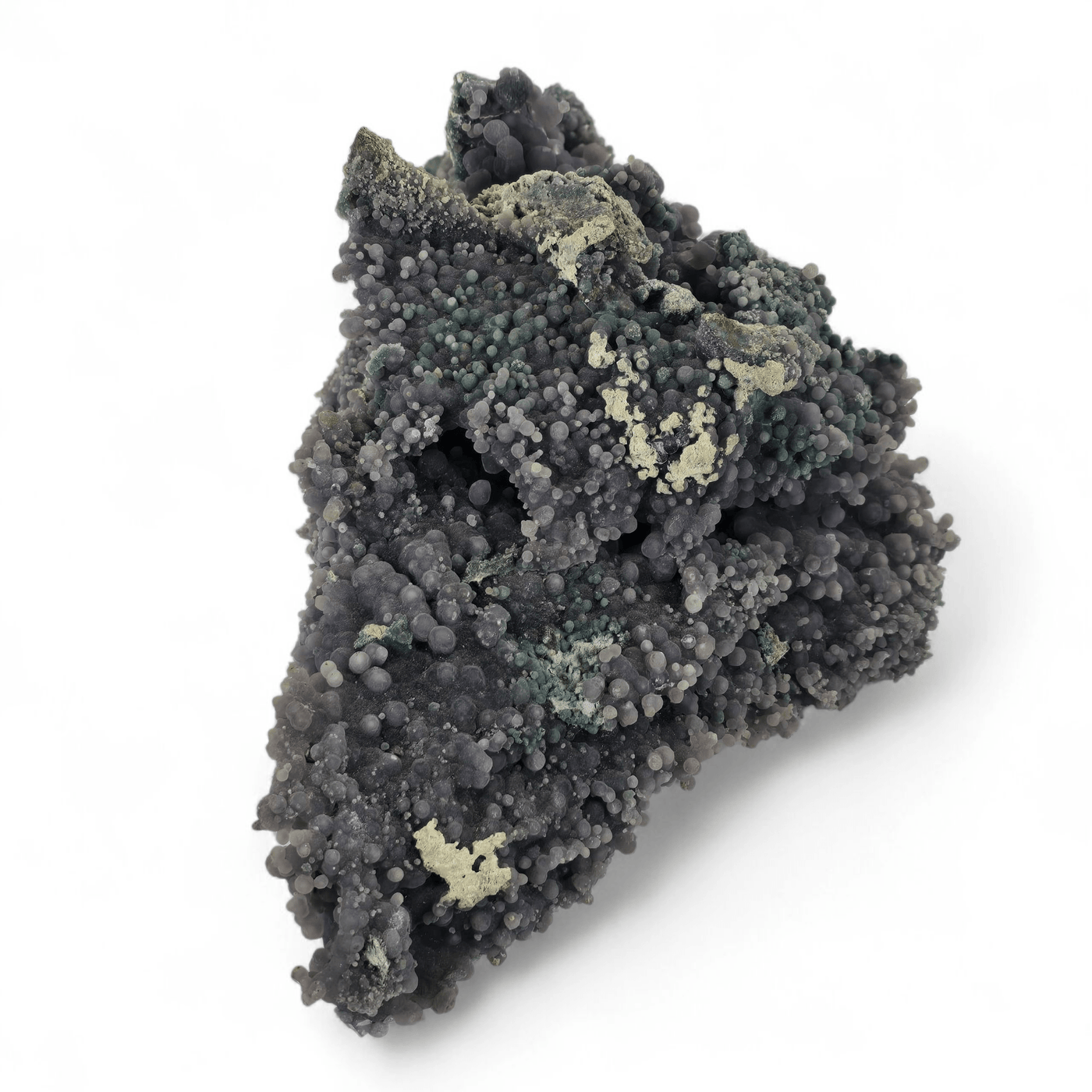 Grape Agate - Large Purple Grape Chalcedony Crystal Cluster from Indonesia - One-of-a-Kind side view