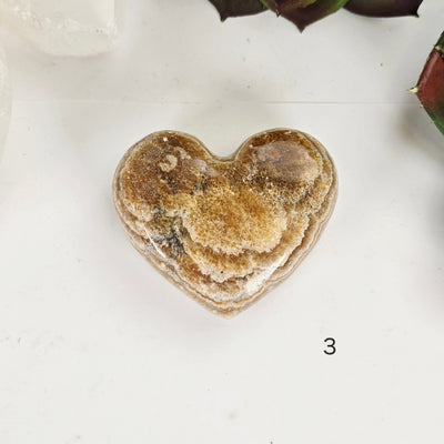 Aragonite Crystal Heart - You Choose variant 3 labeled