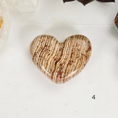 Aragonite Crystal Heart - You Choose variant 4 labeled