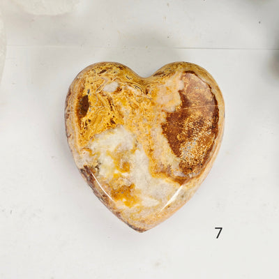 Aragonite Crystal Heart - You Choose variant 7 labeled