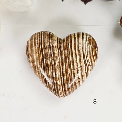 Aragonite Crystal Heart - You Choose variant 8 labeled