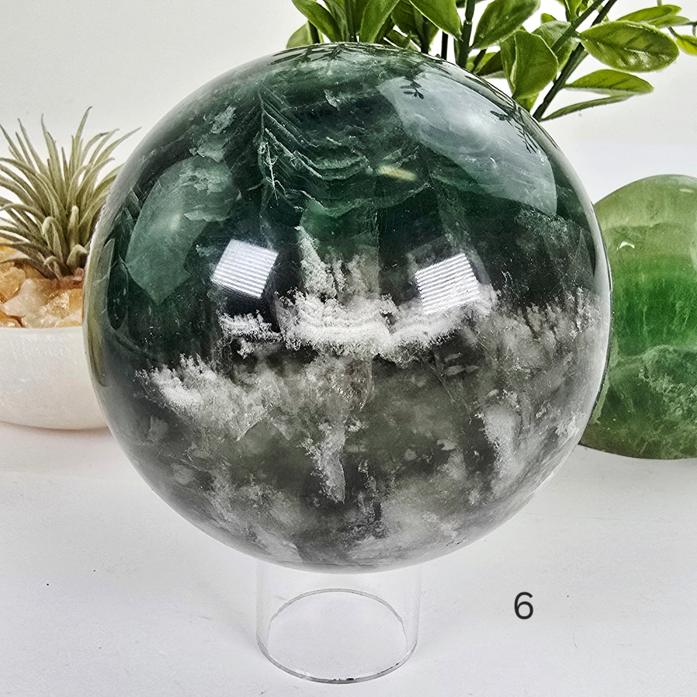 Fluorite Crystal Sphere - You Choose #2 variant 6 labeled