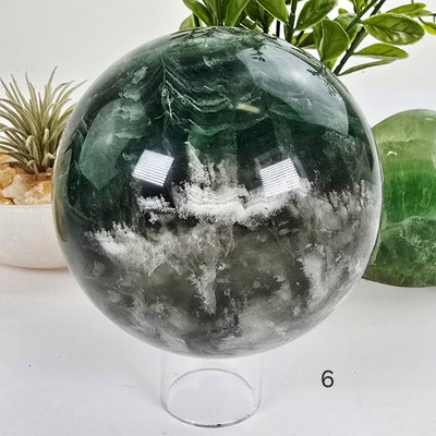 Fluorite Crystal Sphere - You Choose #2 variant 6 labeled