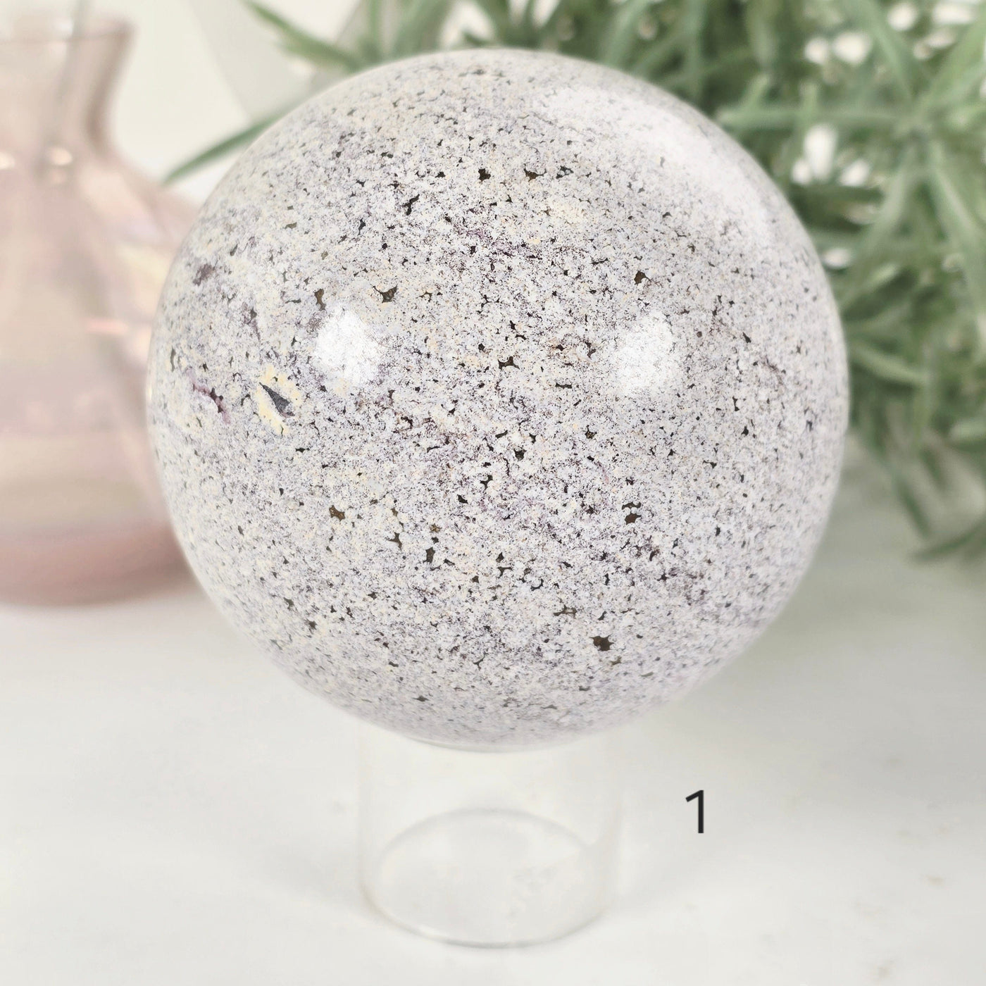 Ocean Jasper Polished Crystal Sphere YOU CHOOSE #3 variant 1 labeled