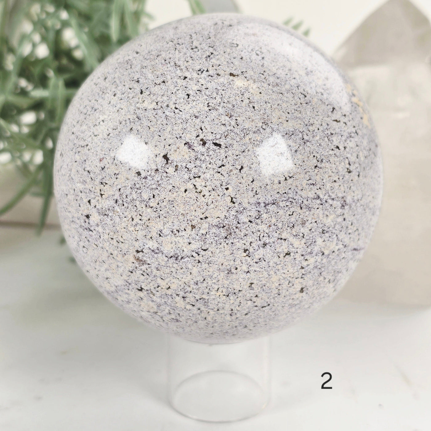 Ocean Jasper Polished Crystal Sphere YOU CHOOSE #3 variant 2 labeled