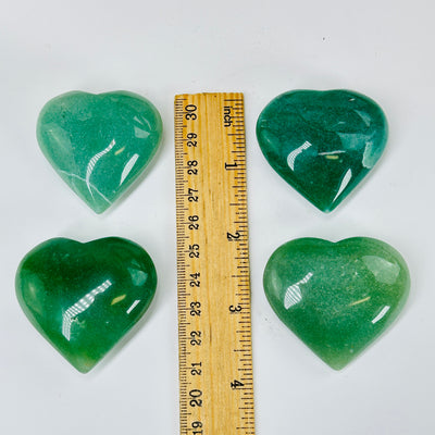 aventurine with decorations in the background