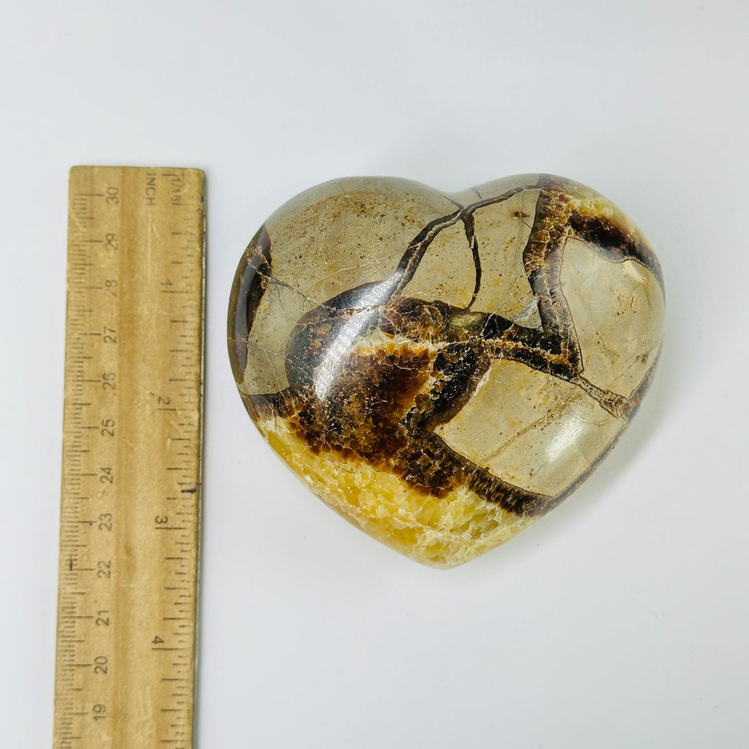 HUGE 4' on sale Gemmy Dragonstone (Septarian) Crystal Heart, Almost 1 LB