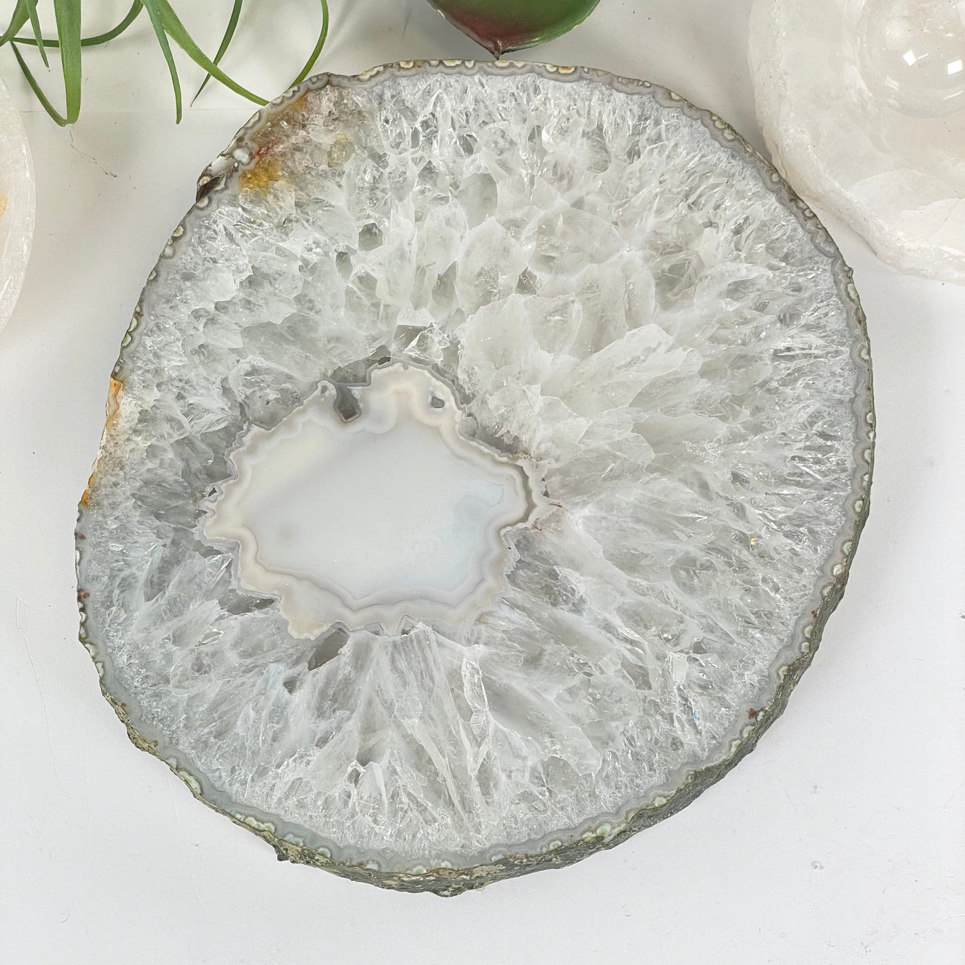 Agate Crystal Slab - One-of-a-Kind #1 top view